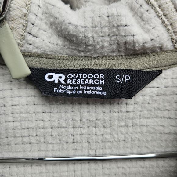 Outdoor Research Womens S Trail Mix Pullover Hoodie Green Gray AA2 - Picture 4 of 6